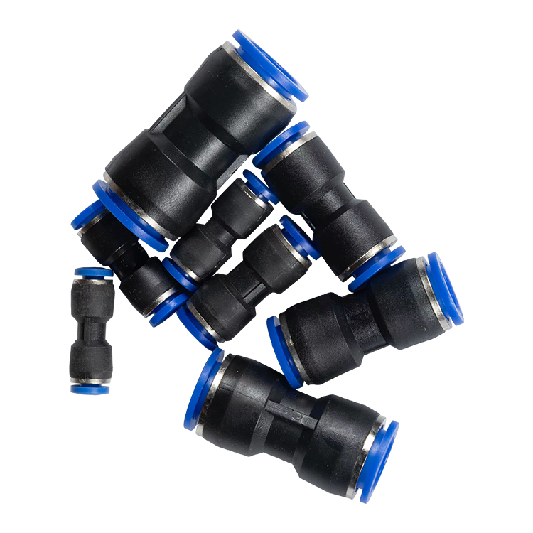 Pneumatic component plastic direct pu straight fitting no.8, no.10, no.12