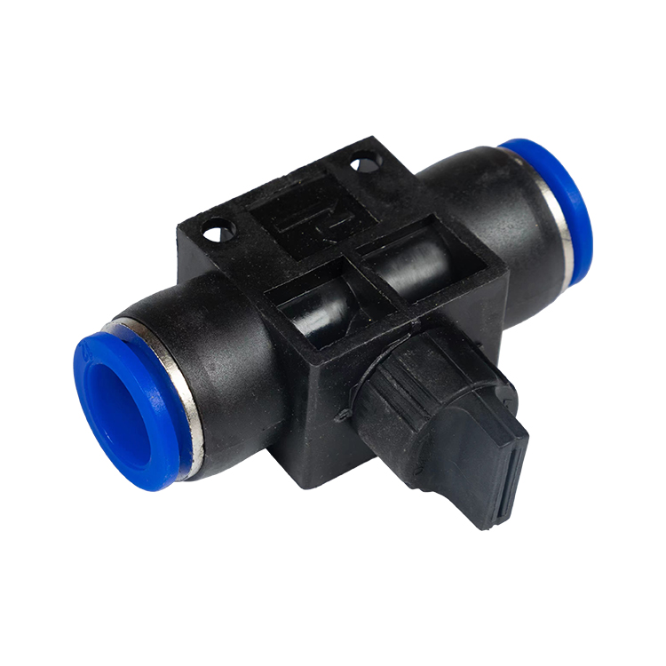 Pneumatic component HVFF throttle valve