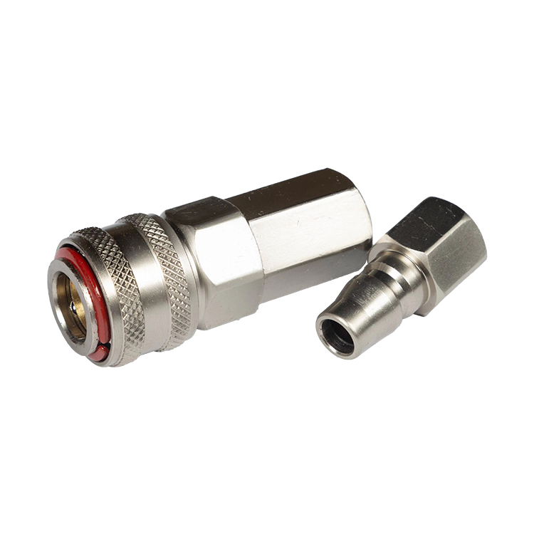 Pneumatic quick coupling Fine inner diameter joint