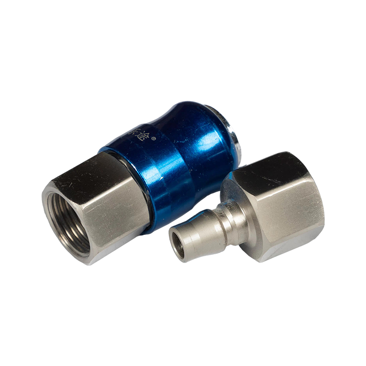 Pneumatic quick coupling Fine inner diameter joint