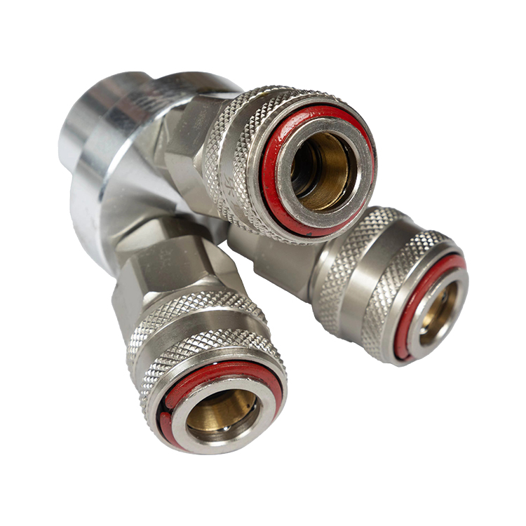 Pneumatic quick coupling High-quality tee joint