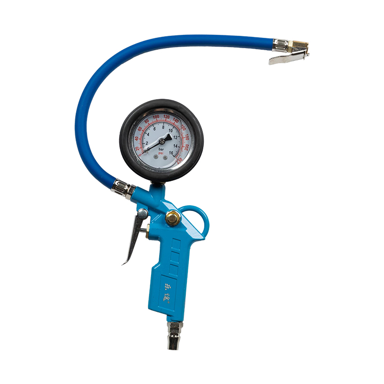 Hockproof gas fil meter with oil