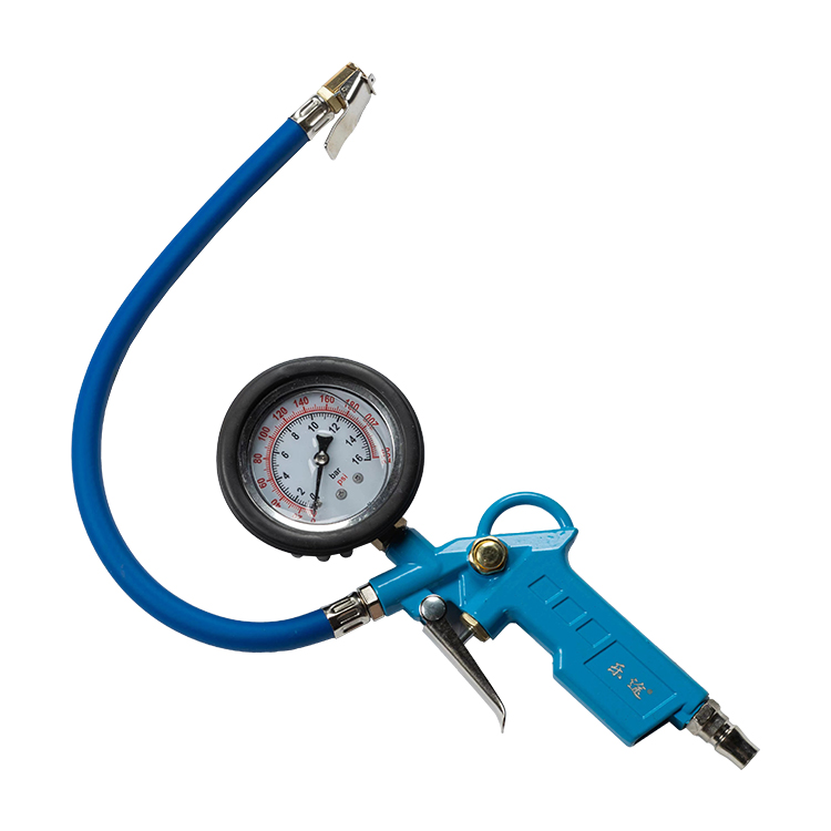 Hockproof gas fil meter with oil